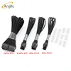 HOT SELLING 24 pin 4 4p/ 6 pin pci-e and 8pin black sleeved basic extension cable
