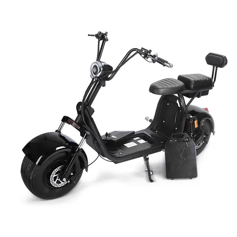 

E-Scooter city coco 2 wheel electric scooter with led light, Black white blue red golden