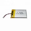 Lipo 402540 3.7V 400mAh rechargeable lithium ion li polymer battery pack with pcm and connector