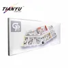 fluidedge material fabric face led light frame