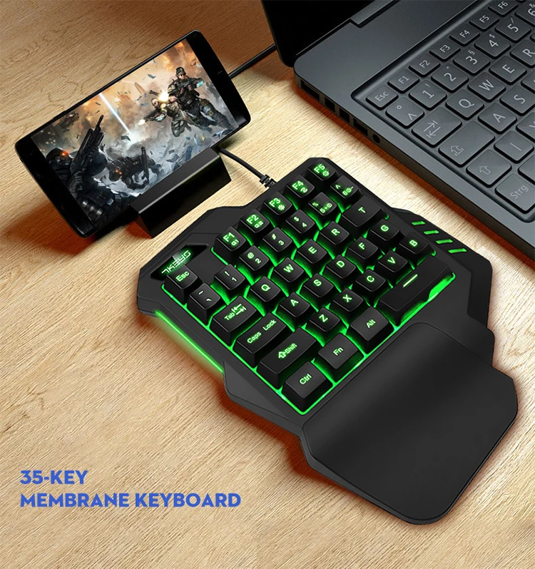 New Style Portable RGB Backlit Usb Mini Mechanical Keyboard, Gaming keyboard for Mobile Gamer