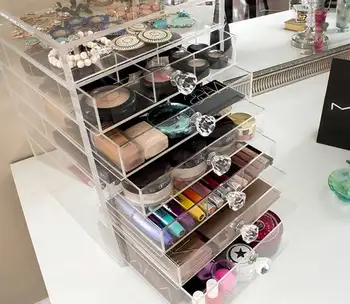 Acrylic Makeup Organiser Beautiful Design Organizer Drawers