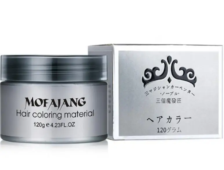 
MOFAJANG multi Colors Hair Styling Pomade Temporary Disposable Mud Hair Dye Color Wax DHL free 