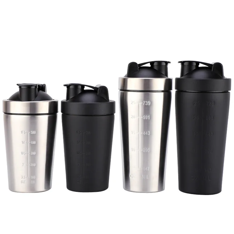 

custom gym stainless steel protein shaker bottle, Customized color