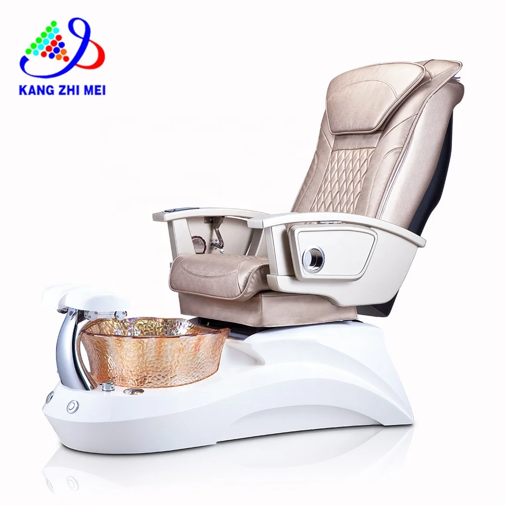 

Kangmei Modern Luxury Beauty Nail Salon Furniture Pipeless Whirlpool Foot Spa Massage Manicure Pedicure Chair, Customizable