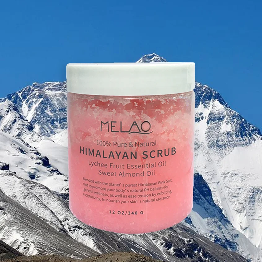 

2018 Melao/OEM/ODM Himalayan Salt Body Scrub IN STOCK, Pink