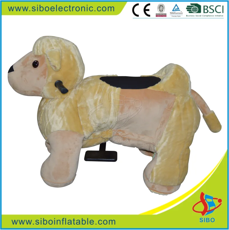 plush animal riding toys