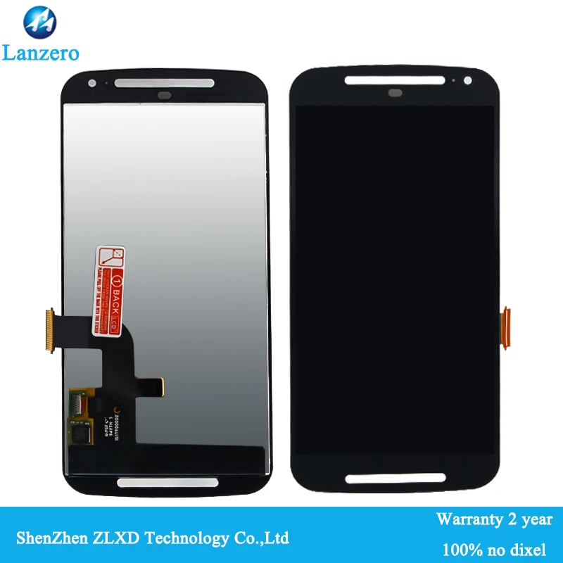 

Mobile accessory for Motorola Moto G2 lcd display screen, for Motorola Moto G2 lcd and touch, Black/white