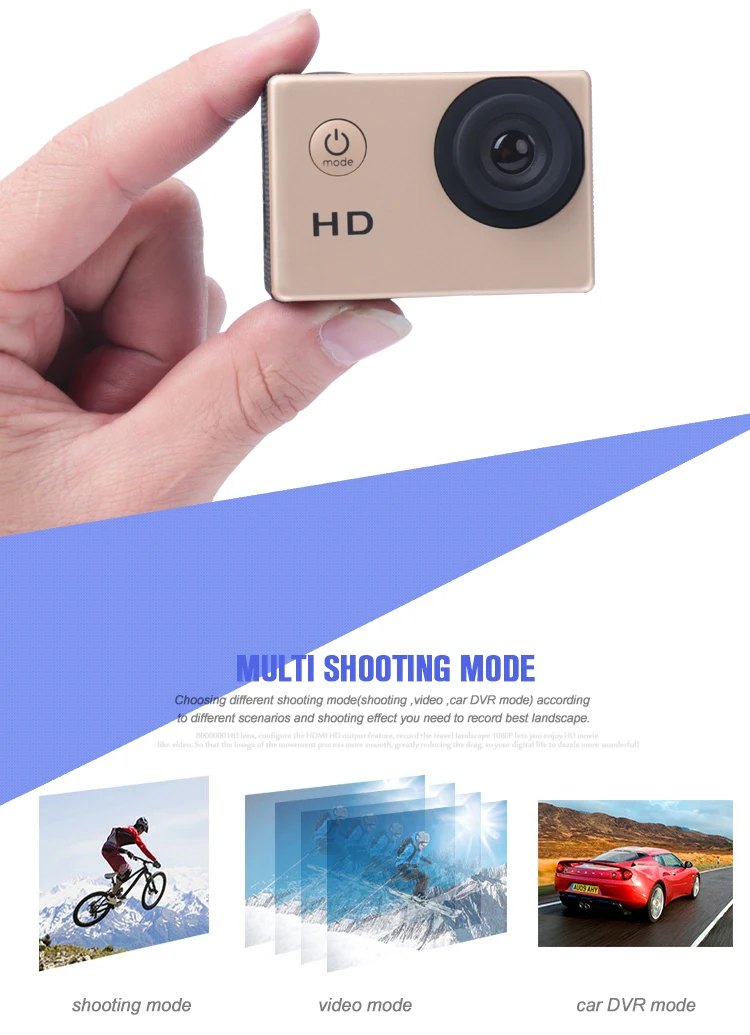 Cheapest Fullhd 510t1 1080p Hd Sports Cam Spca1521 &gc0308 Waterproof Action Camera Hd Mini