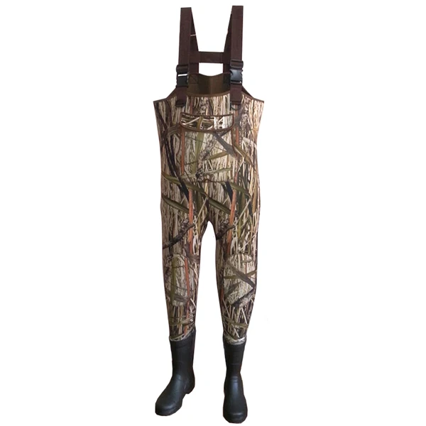 
Hotsales camo waterproof neoprene fishing chest wader fishing boots chest wader 