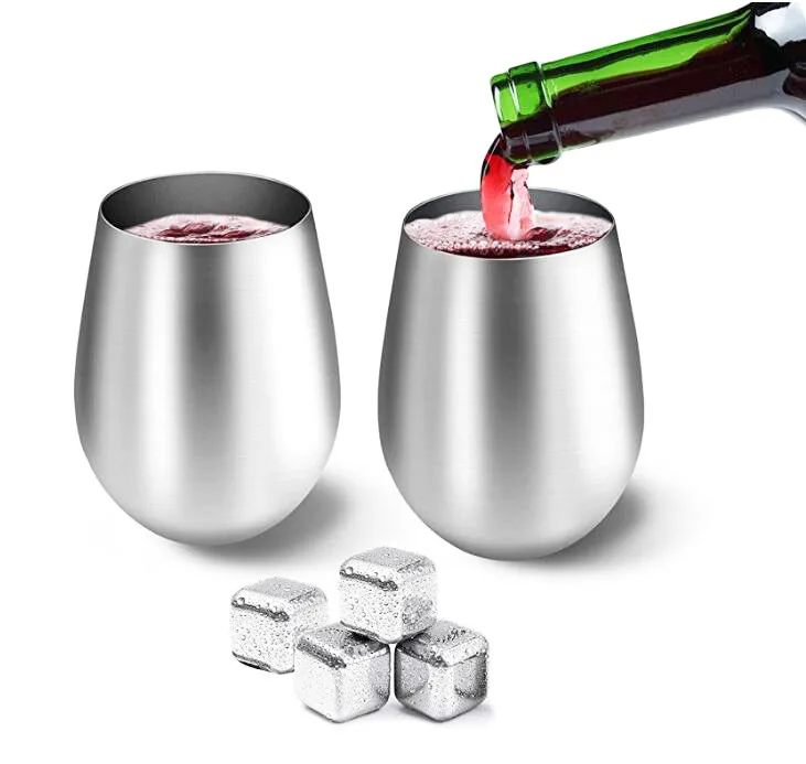 

18oz single wall stainless steel wine cup,vacuum isualted wine tumbler, Custom color