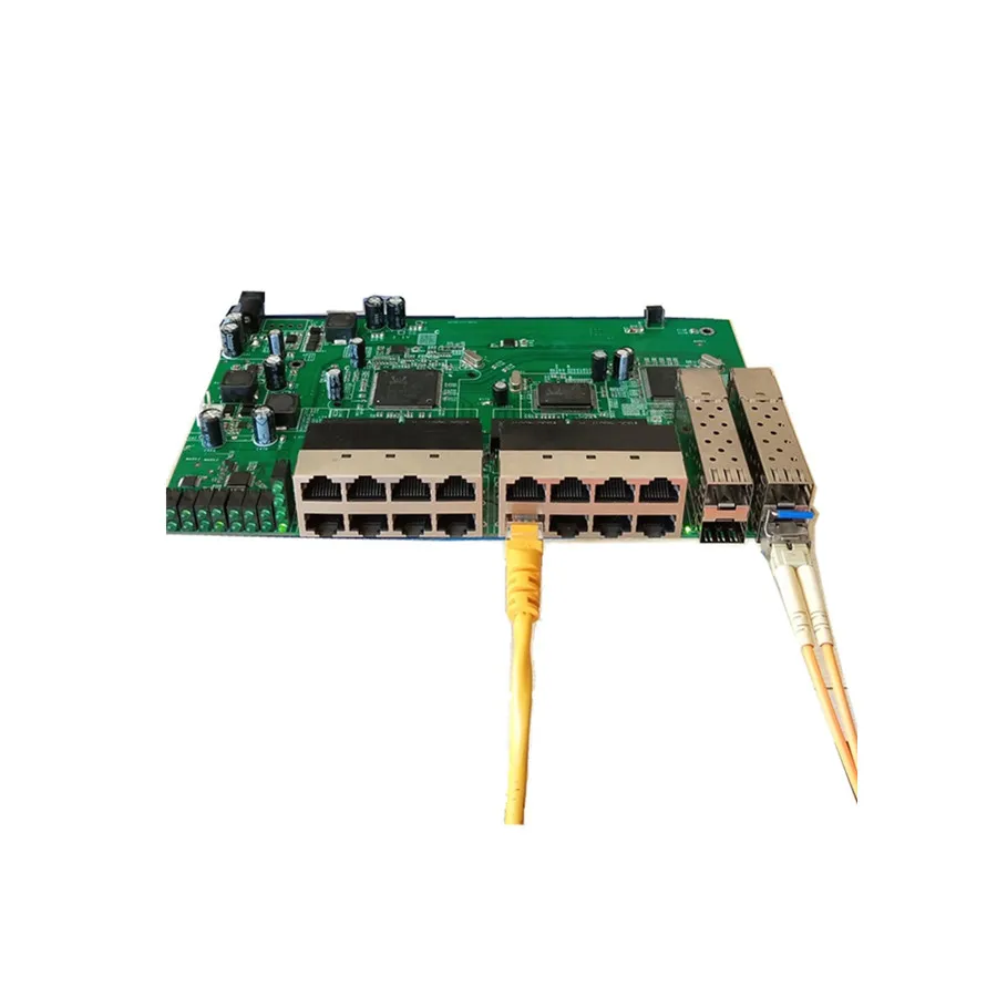 

With VLAN 16 port Reverse Poe Switch with 4 x Gigabit SFP PCB board Rpoe surge thunder proof, N/a