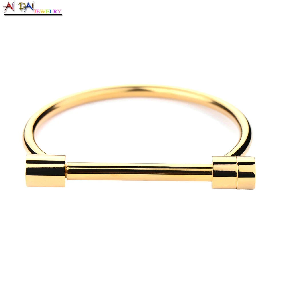 

Hot Selling Stainless steel Bar collection - gold bracelet jewelry, Steel;gold;rose gold;blue;black