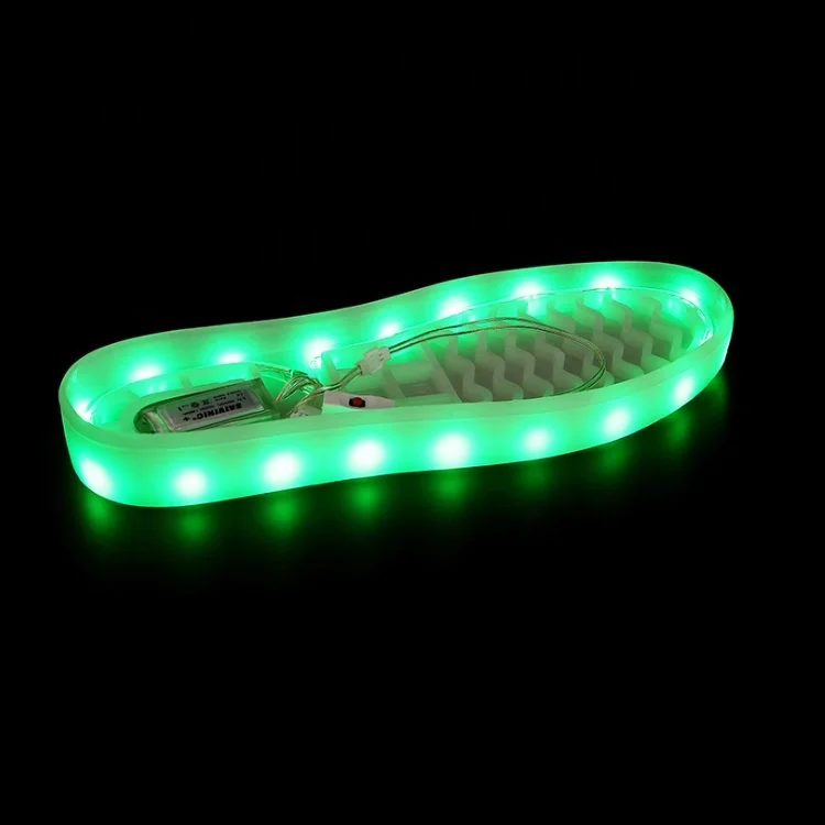 Wholesale Custom Made Seven Color Soft Lamp Fold Resistant Long Life Waterproof Copper Wire Lamp USB Led Shoe Lights