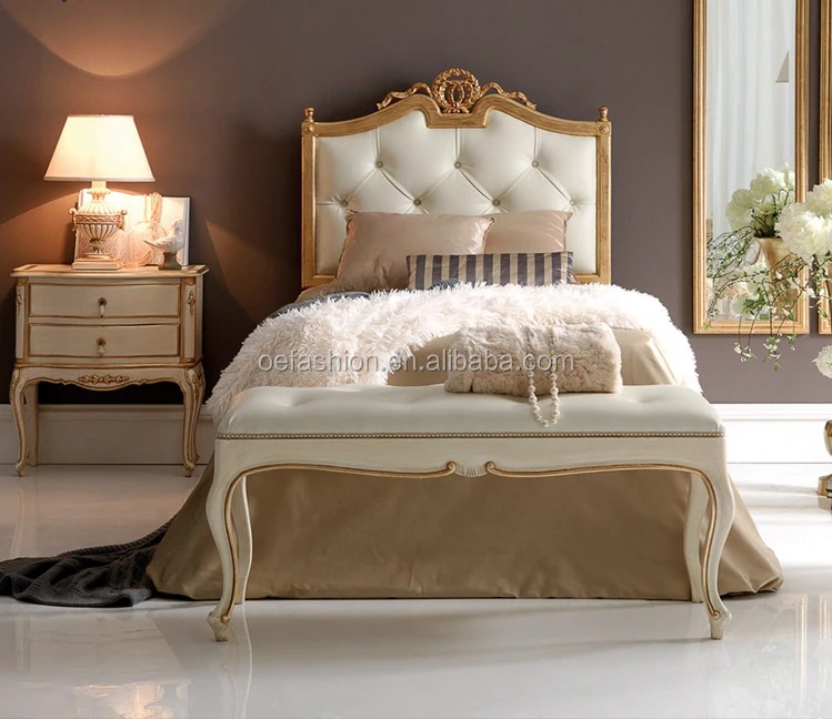 gold baby bed