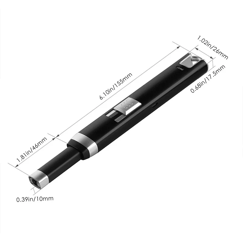 Electric Arc Lighter Multi Purpose Long Candle Lighter Usb Flameless