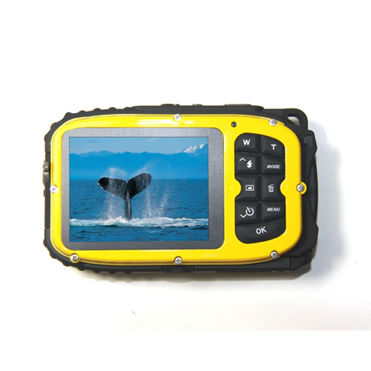 

HD720 underwater camera with 2.7 inch TFT display real body waterproof 10m