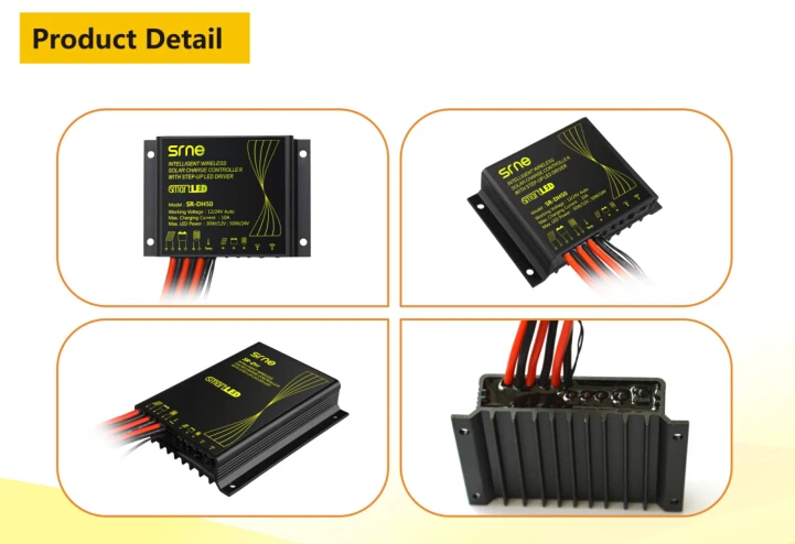 10a Wireless Remote Control pwm solar panel battery charger controller