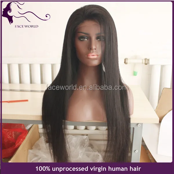 Cheap price Brazilian hair wigs large in stock wholesale Virgin human hair full lace wig For Women