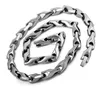 Stainless Steel Silver Link Necklace Men Heavy Chain Necklace