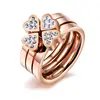 Rose gold ,gold friendship ,faithful commitment four in one ,two in one ,three in one turkish puzzle ring