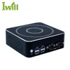 Chinese Black Mini itx Case Computer Market 7th Generation Intel Core I7 7500U CPU Dual Nic Micro Desktop PC