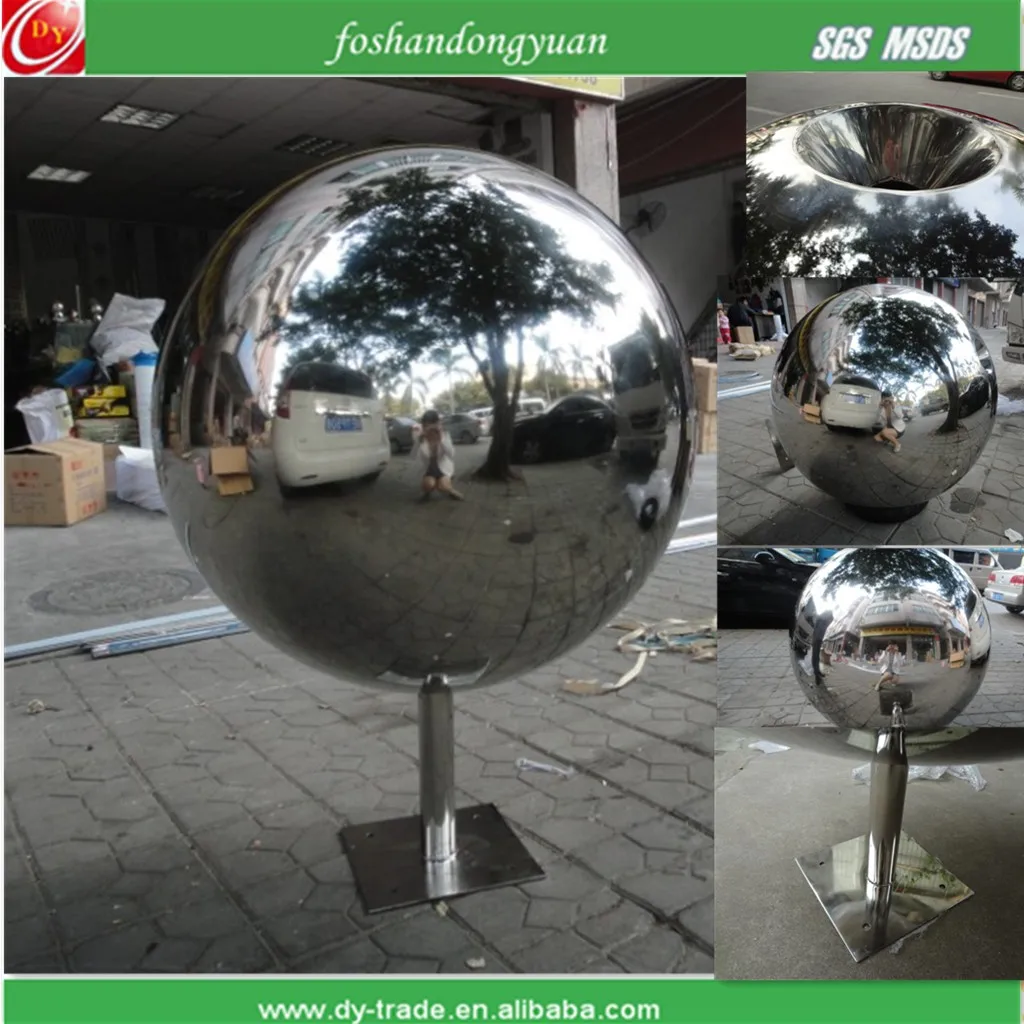 Globe   stainless steel sculpture