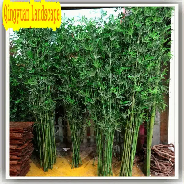 Artificial Bamboo Trees/fake Artificial Bamboo Stalks/plastic Bamboo