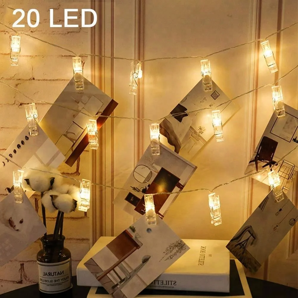 OEM 20L Room Decorative Photo Clip String Lights in Hot Sale