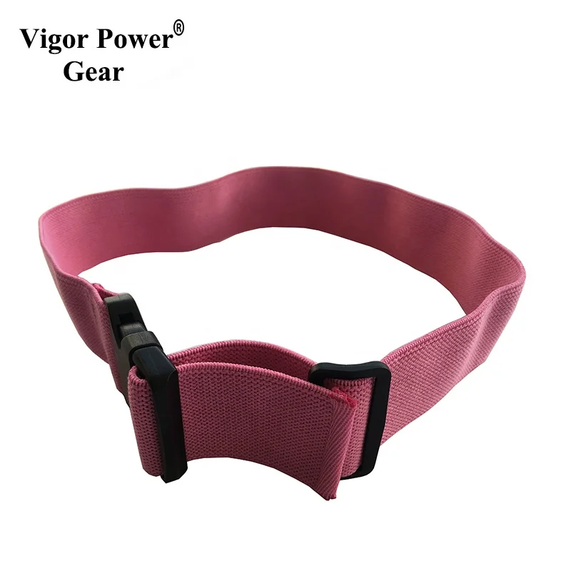 

vigor power gear high quality custom hip circle adjustable hip circle resistance band fitness adjustable booty band, Pink