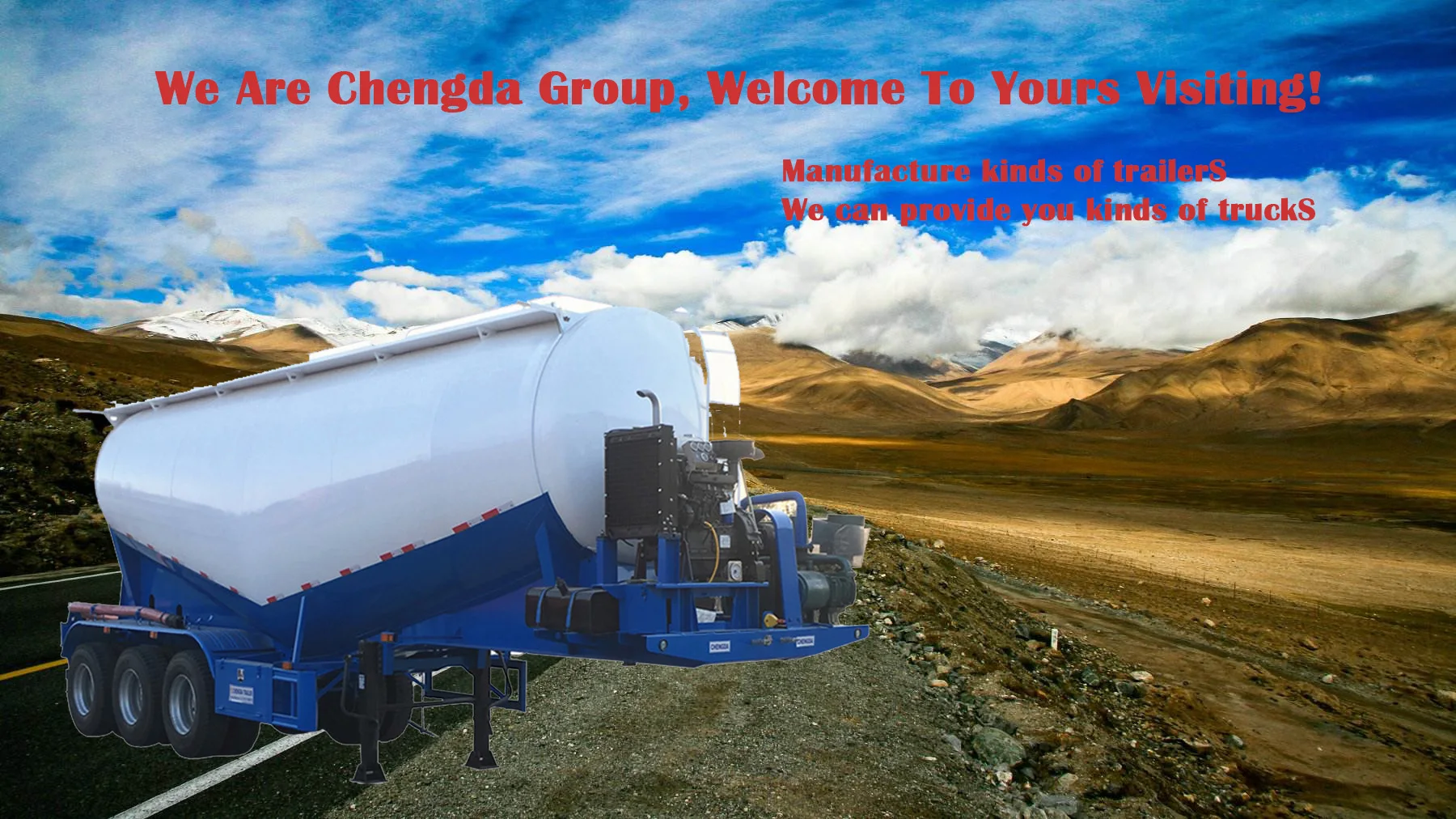tank50,TANK300 3 axles 60tons 50cbm dry bulk powder material transport tank