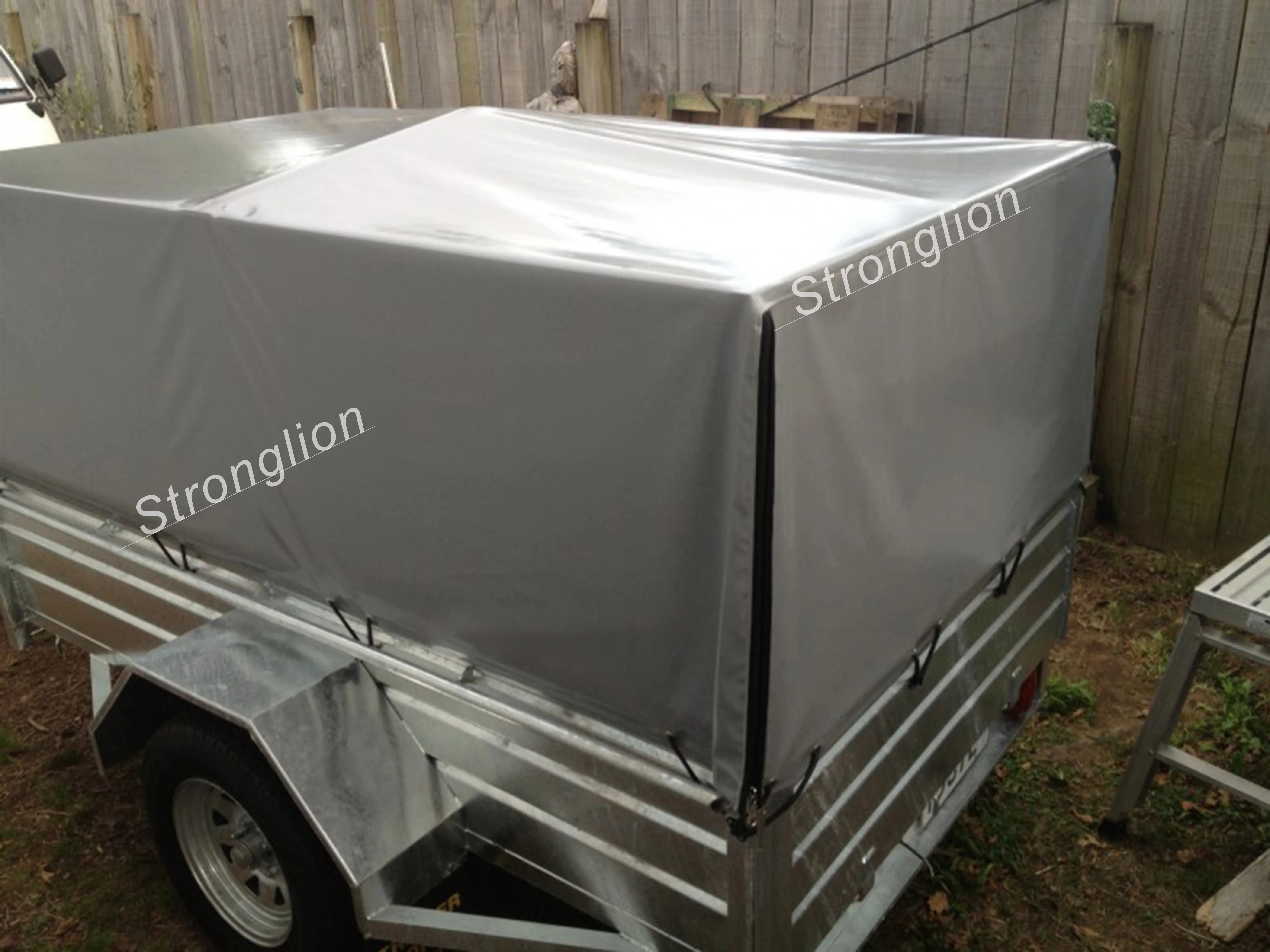 Custom Size Waterproof Tarpaulin 8x4/7x4 Pvc Open Trailer Cover Utility