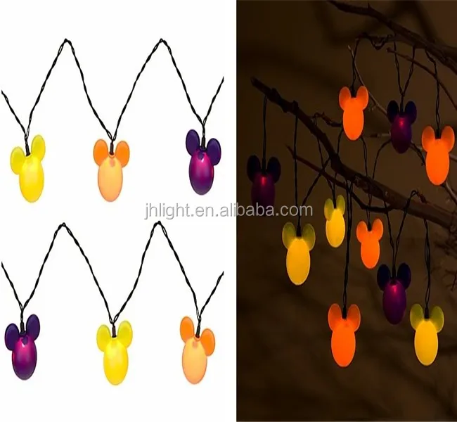 Micky Shaped String Light Christmas Decorative 3d/halloween Party