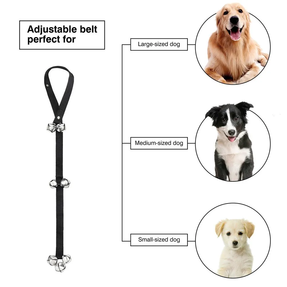 

Dog Bells Dog Potty Bells for Dog Training Adjustable Door Bell for Puppy