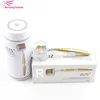 Factory wholesale dermaroller stainless zgts 192 needles titanium mini derma roller