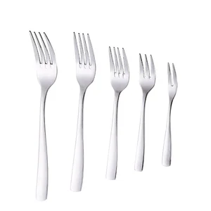 Image of Bulk metal fork stainless steel dinner cake fork