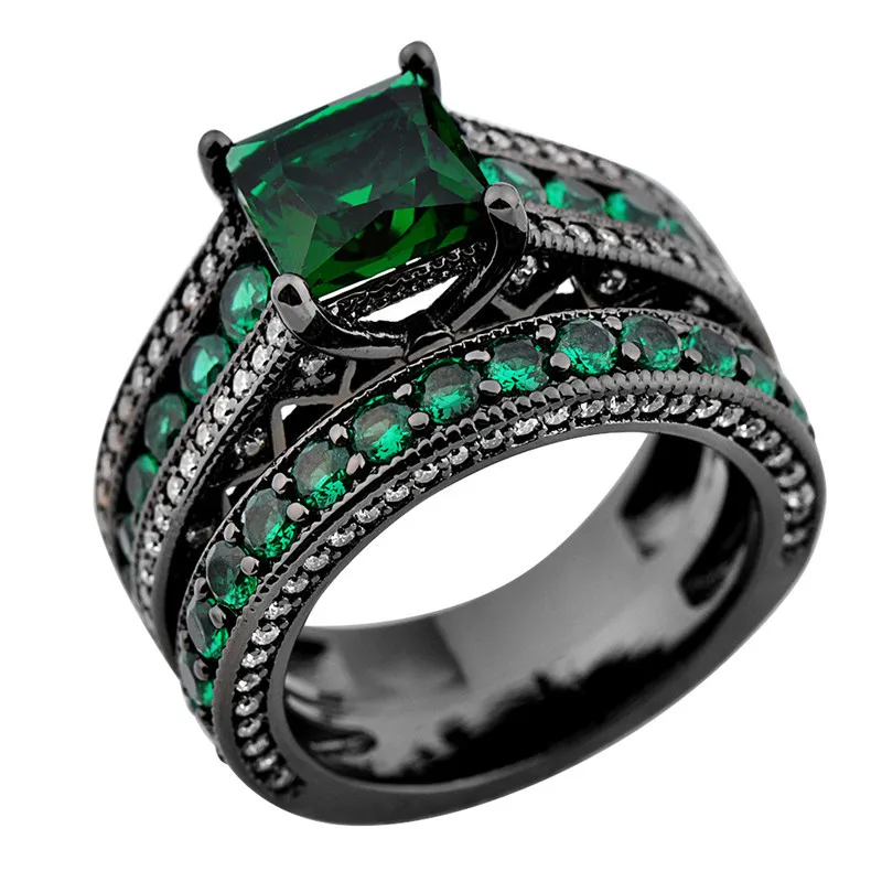 New Wedding Rings Emerald Green Wedding Rings