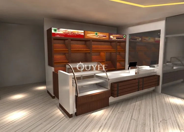 Cafe Interior Design Bar Table Display Coffee Shop Customized