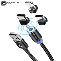 

CAFELE Magnet Type C Cables magnetic Mobile Phone charging cable braided nylon for android Charger Micro USB Data cable