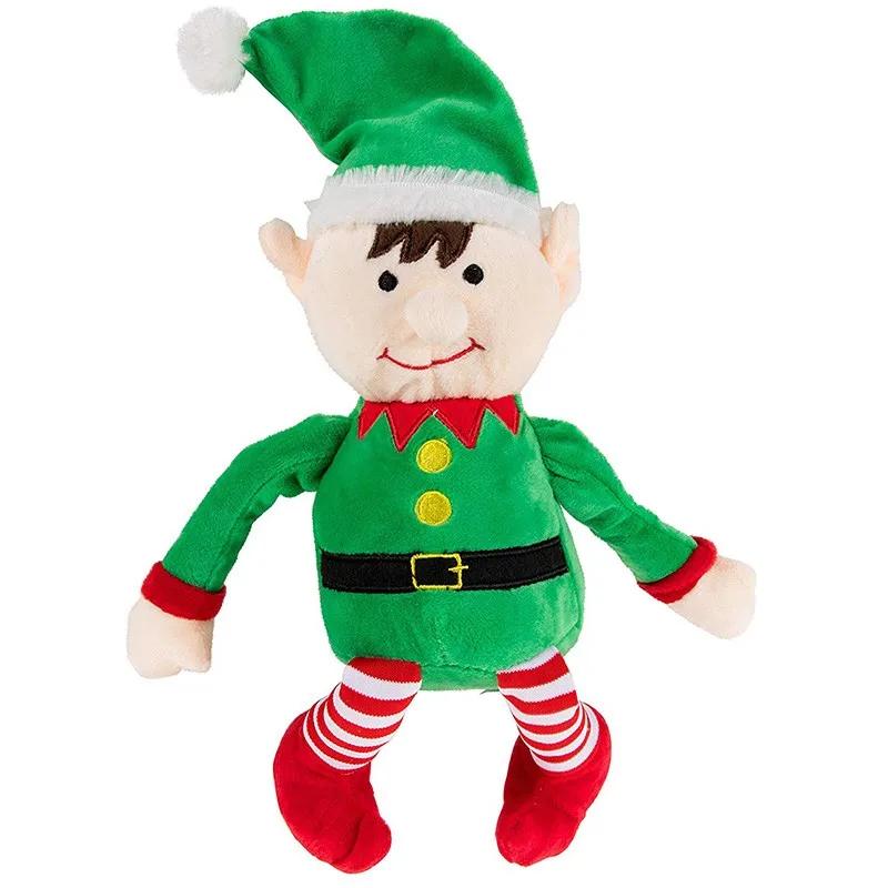 Stuffed Elf Toy. Small stuffed Elf. Cute stuffed Elf.