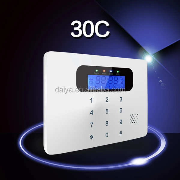 DAIYA New home gsm wireless burglar security alarm with Low battery alert and Li-battery DY-D30C