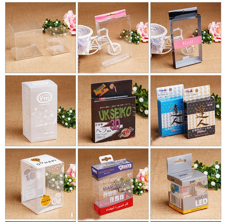 pp 亚光丝网印刷盒手桶礼品透明塑料盒 pvc盒