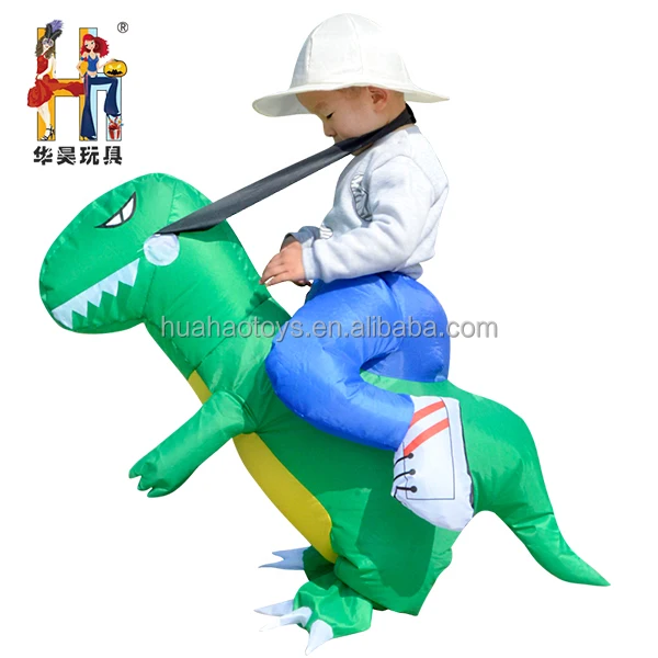 

New Design Hot Sale Kids Halloween Inflatable Dinosaur Costume for Party, As picture