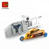 new product kids electronic generator car stem set brick toy diy with hand
