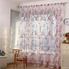 Finished products agent custom burnout sheer curtain window wholesale and retail