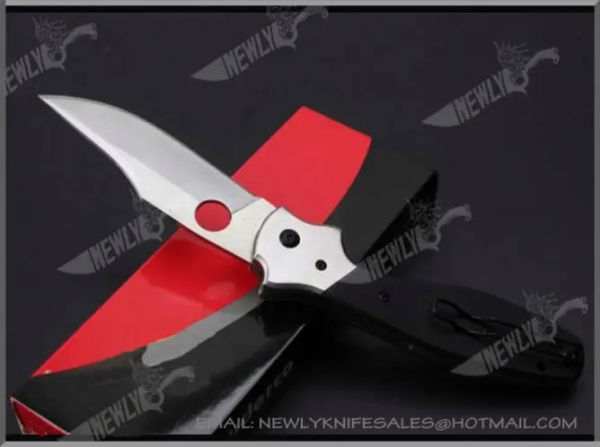 Good Quality Hunting Knife Aluminum Golden Folding Knife