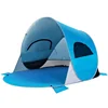 3-4 Person Beach Tent Pop Up Portable UV Protection Beach Sun Shelter