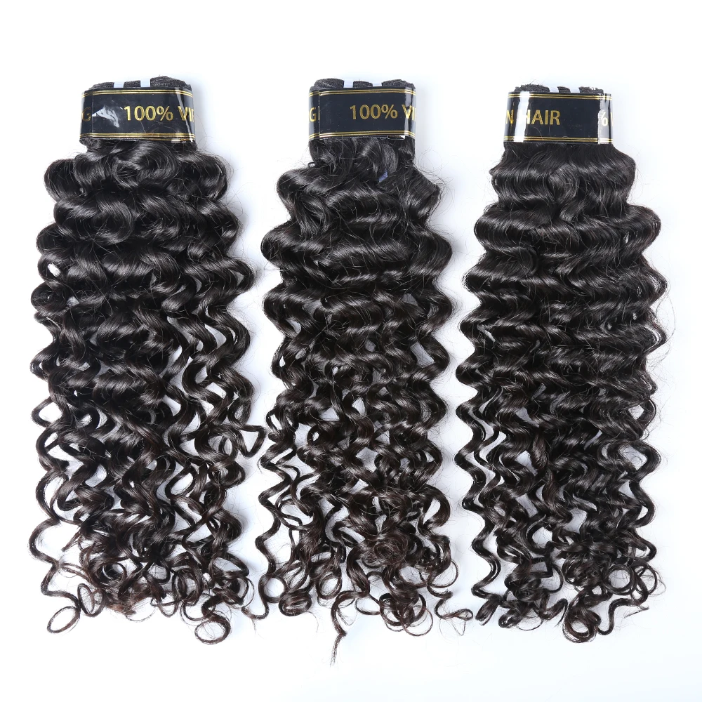 

Good feedback raw virgin Indian hair from Indian hair extension new style big curl hair weave, Natural black or brown