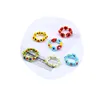 17 colors mix Handmade Knit Stack Ring Fashion Trendy Korean Multi-color Small Flower Rice Seed Beads Ring Women Girl Jewelry