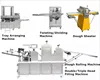 Pasta making forming machinery/glazed apple pastry production line processing machine